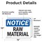 Signmission Raw Material, 14 in W x Rectangle, Vinyl Decal OS-2PACK-NS-D-1014-L-17985 - alternate 2